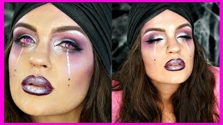 Glam Fortune Teller Halloween Makeup