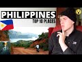 I had no idea! | PHILIPPINES TOP 10 PLACES | GILLTYYY REACT