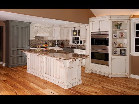 Distressed Kitchen Cabinets Pictures, How To Distress White Painted Cabinets