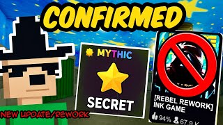 NEW FUTURE INK GAME LEAKS! MYTHICS + REBEL REWORK | Roblox