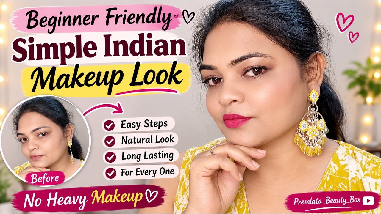 Simple Makeup for Beginners | Step-by-Step Tutorial - YouTube