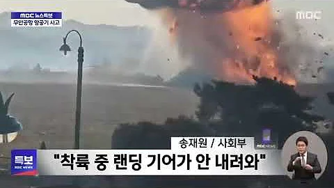South Korea Plane Crash | Viral Video of Jeju Air Flight Crash with 181 at South Korea Airport