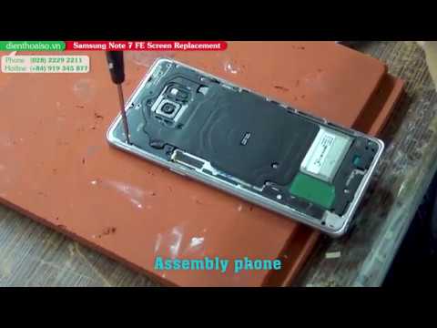 Samsung Note 7 FE Screen Replacement★HOW TO★GUIDE