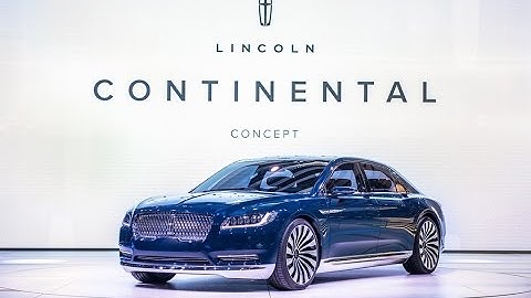 Lincoln Continental Concept - TestDriveNow.com Preview by Auto Critic Steve Hammes | TestDriveNow