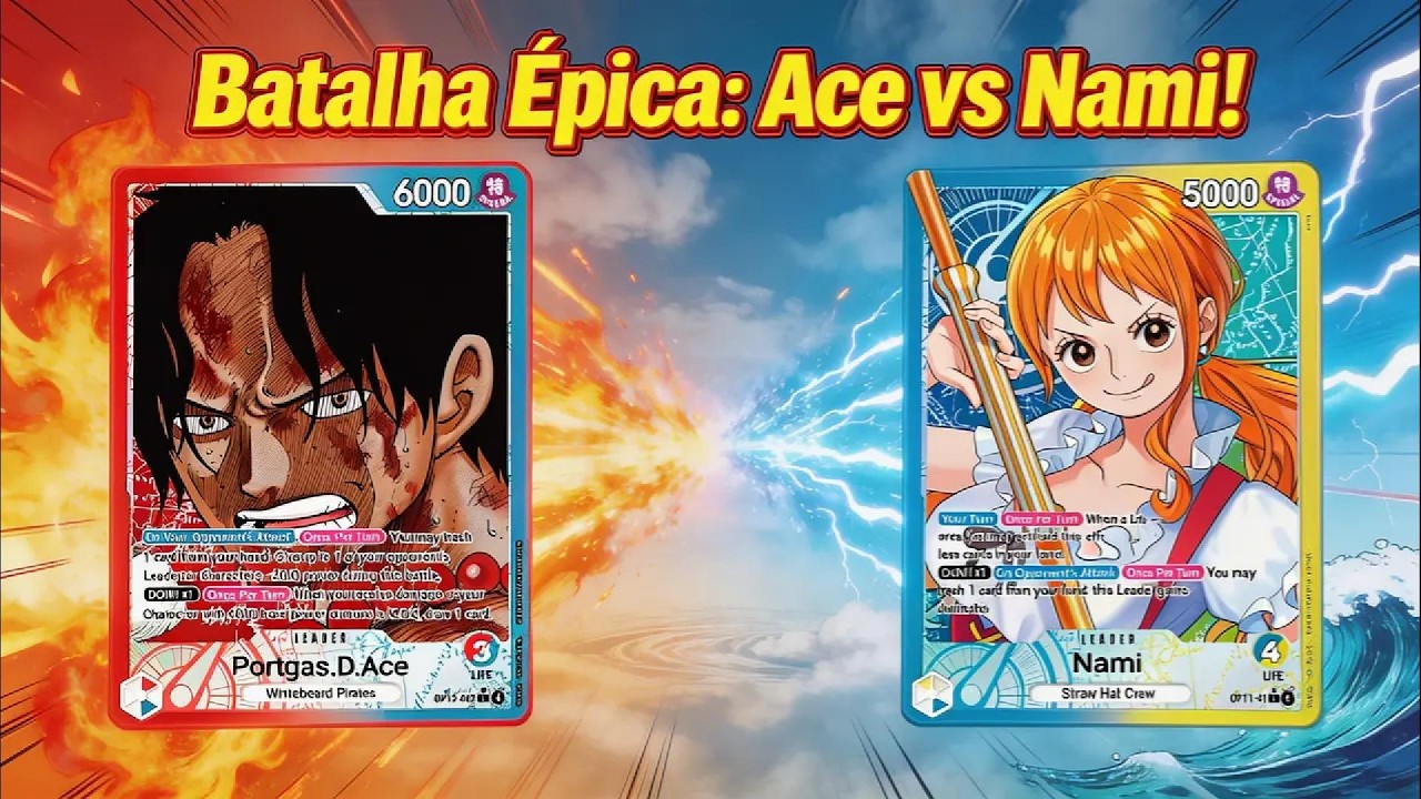 One Piece Card Game: RB Ace Vs BY Nami