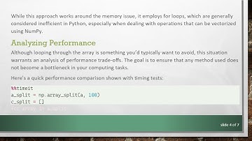 Efficient Solutions for Handling Large Intermediate Arrays in NumPy