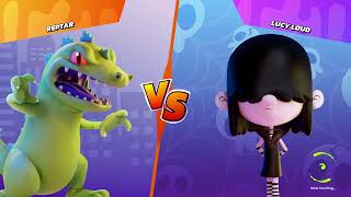 The Nickelodeon Tournament Round 3 fight 3: Reptar vs Lucy Loud #nickelodeon #platformfighter