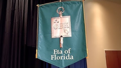 Phi Beta Kappa Installation Ceremony at USF