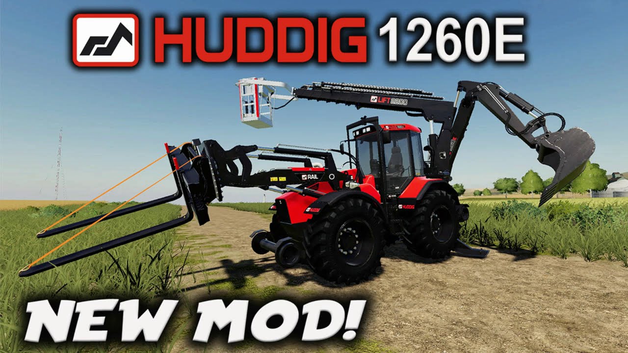 HUDDIG 1260E / NEW MOD / Farming Simulator 19 PS4 FS19 (Review) 18th July 2020.