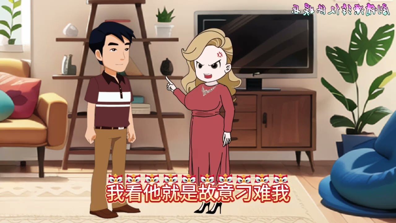 老公不和我一条心#家庭情感动画故事原创动画
