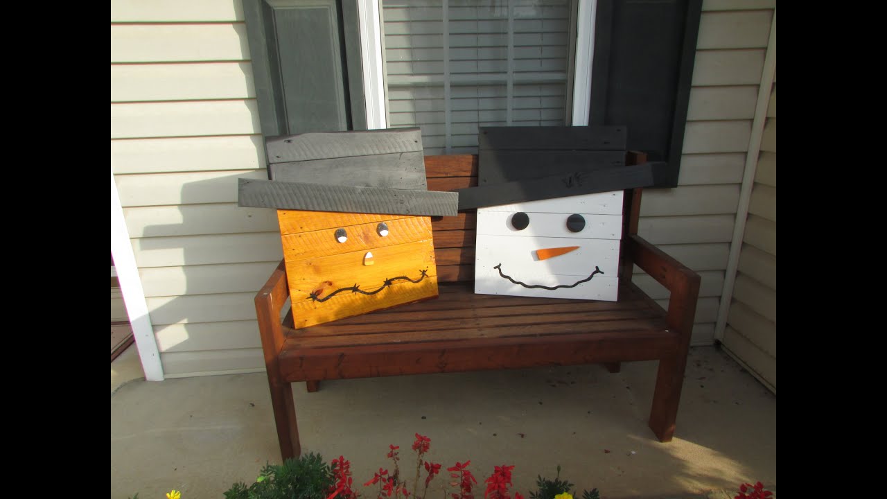Autumn Decorating From Pallets Youtube
