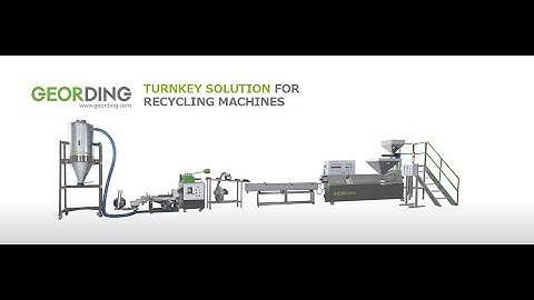 Master batch pelletizing line | GEORDING