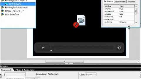 UTILIZACION DE COMPONENTE FLVPlayBack