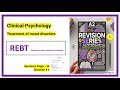 REBT  (Treatment of depression)
