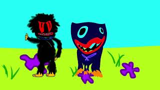 Scary Huggy Wuggy With Brother Skittles Meme