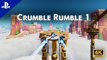 Astro Bot - Crumble Rumble 1 - 100% Walkthrough