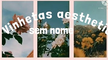 Vinhetas prontas aesthetic "sem texto"