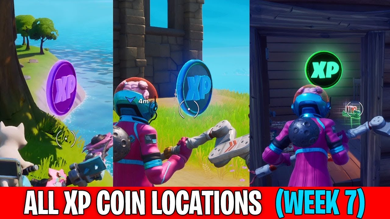 ALL XP COINS LOCATIONS IN FORTNITE SEASON 3 CHAPTER 2 (Week 7)