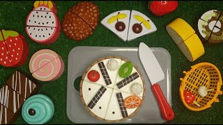 Satisfying Asmr Videos Birthday Cake Cutting With Desserts And Fruits