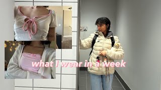 what I wear in a week | picking valentines outfits, school etc