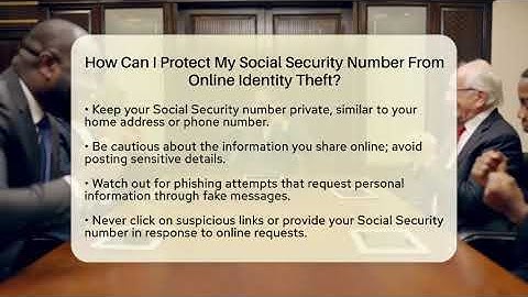 How Can I Protect My Social Security Number From Online Identity Theft? - Everyday-Networking