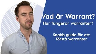 Vad är warrant? Hur fungerar en warrant?