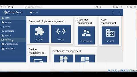 thingsboard hosting on a ubuntu 16.04 installation