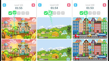 TAP TAP DIFFERENCES - Gameplay Walkthrough Level 121 - 150