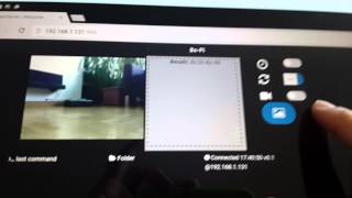 Pi-Bot v1.0 node.js Andrioid controlled robot - interface demo