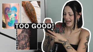 Subscriber Tattoo Review #4 | Neo Traditional, Illustrative, Color Tattoos & More