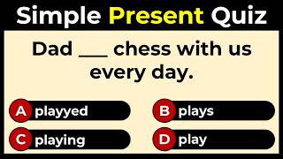 Simple Present Tense Quiz: Can You Score 10/10?