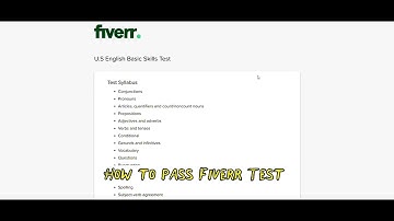 How to pass Fiverr English Test in 2025 || Practical Video