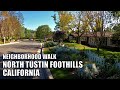 4K Neighborhood Walk  |  North Tustin Foothills, So California | 2020