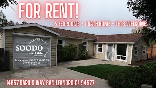 For Rent - 14657 Darius Way  San Leandro CA 94577 - Soodo Real Estate