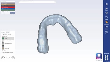 Planmeca PlanCAD Premium Bite Splint design
