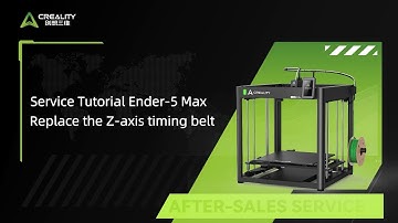 Service Tutorial Ender 5 Max Replace the Z axis timing belt