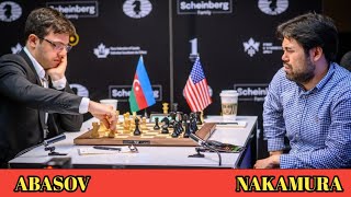 Hikaru Nakamura vs Nijat Abasov || FIDE Candidates 2024  R10