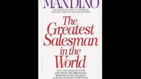 Og Mandino "The Greatest Salesman in the world - Scroll 1