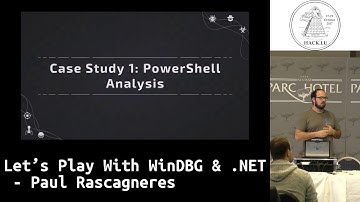 Hack.lu 2017 Let’s Play with WinDBG & .NET by Paul Rascagneres