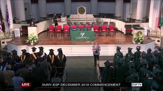 SUNY-ESF 2018 Commencement