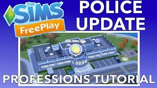 Sims Freeplay | Professions Tutorial Quest | Police Update screenshot 4