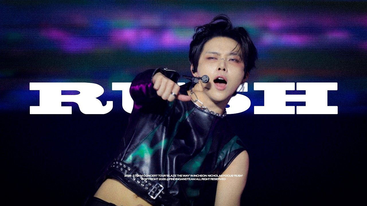 4k] &TEAM NICHOLAS - RUSH/ BLAZE THE WAY in Incheon @260704-260705