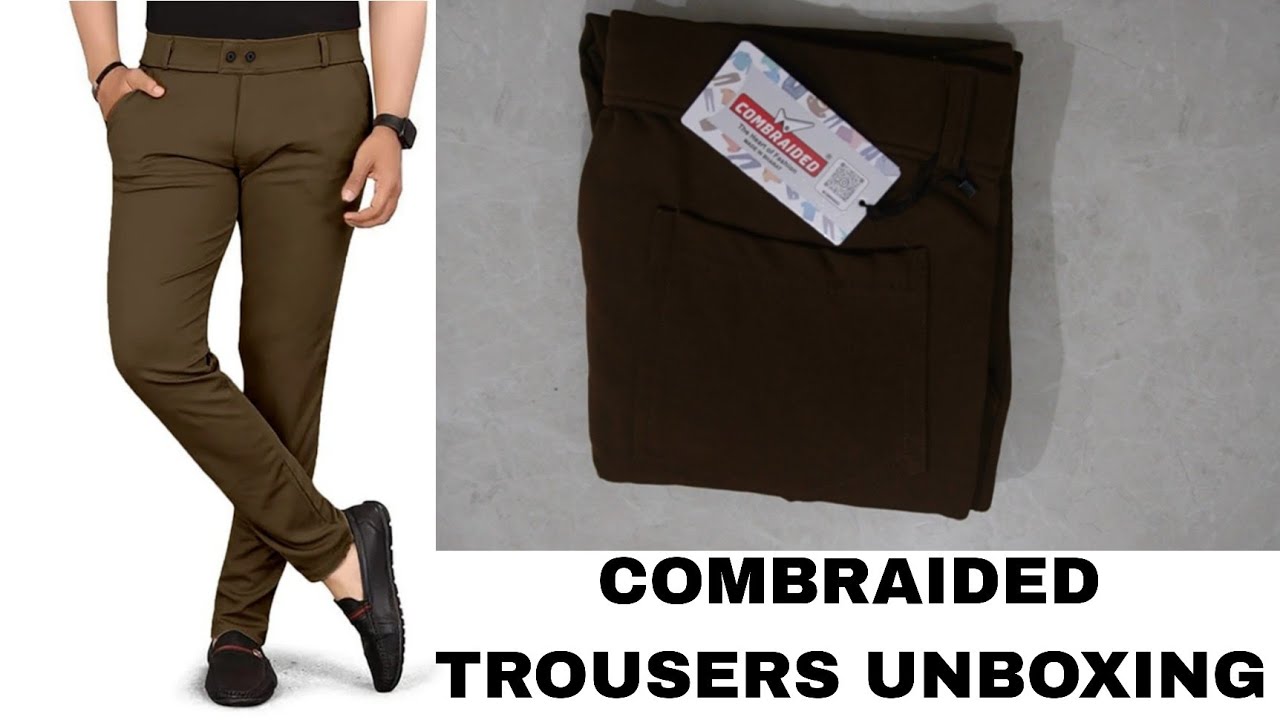 Combraided Lycra Pants Unboxing | Combraided Pants Unboxing | Combraided Coffee Trousers Unboxing 