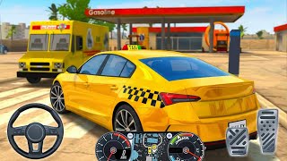 TAXI SIM 2026 - リアルタクシードライバーシミュレーターAndroidゲーム昼夜問わず screenshot 3