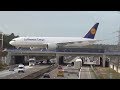 Plane Spotting. Heavy traffic at Airport Frankfurt.