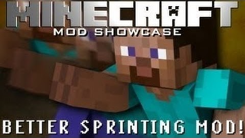 Minecraft: Mod Showcase Better Sprinting Mod +Install 1.5.2