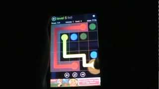 Flow Free - Level 5 - 5x5 - Walkthrough - APPerRiffic (Regular Pack) screenshot 3