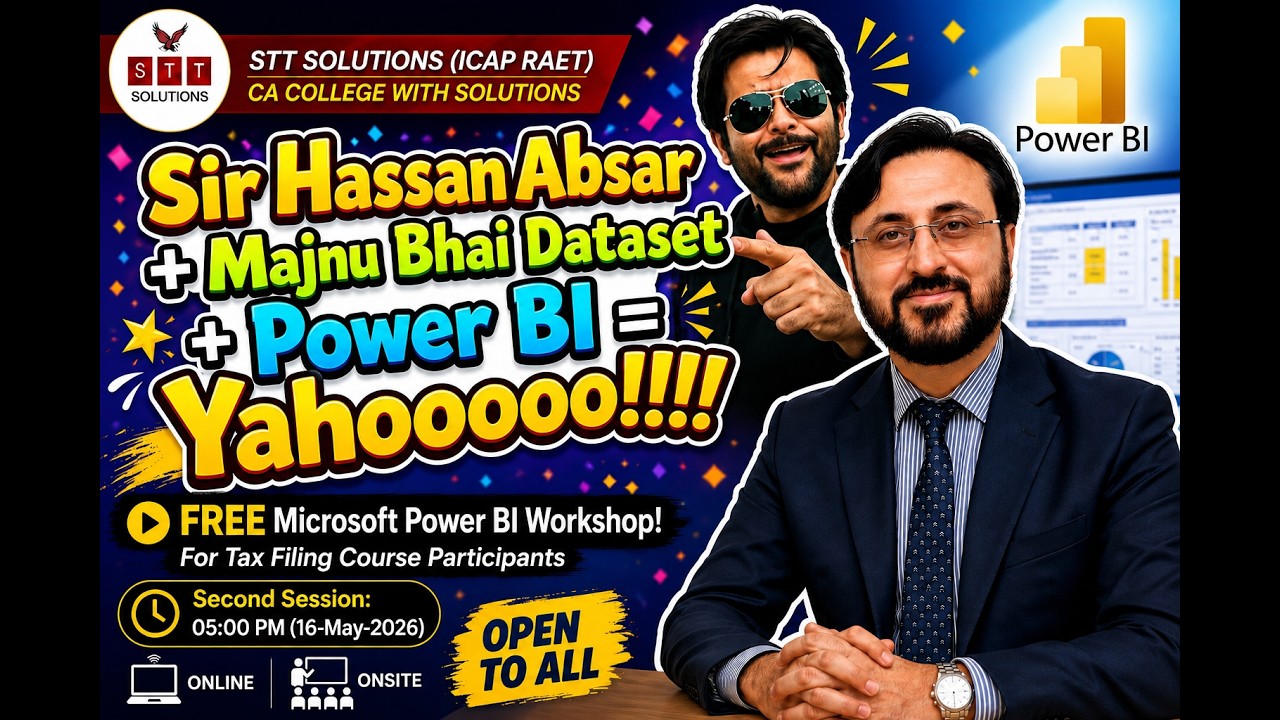 STT Solutions - FREE Microsoft Power BI Workshop Session-2 - Sir Hassan ...