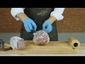 Salamis larger than 8 cm: Information on how to slice it and store it properly