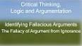 Video for Fallacies in critical thinking